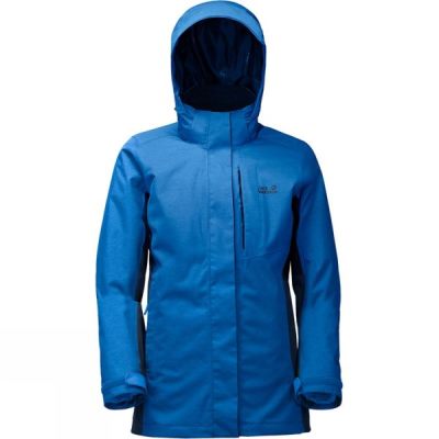 Chaquetas Jack Wolfskin Viking Sky 3-in-1 Mujer Azules - Chile RUT321694